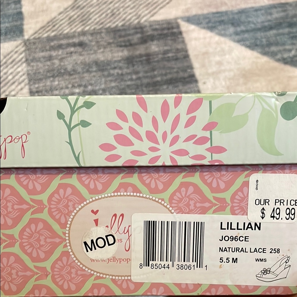 Jellypop Lillian Home Accent in Natural Lace